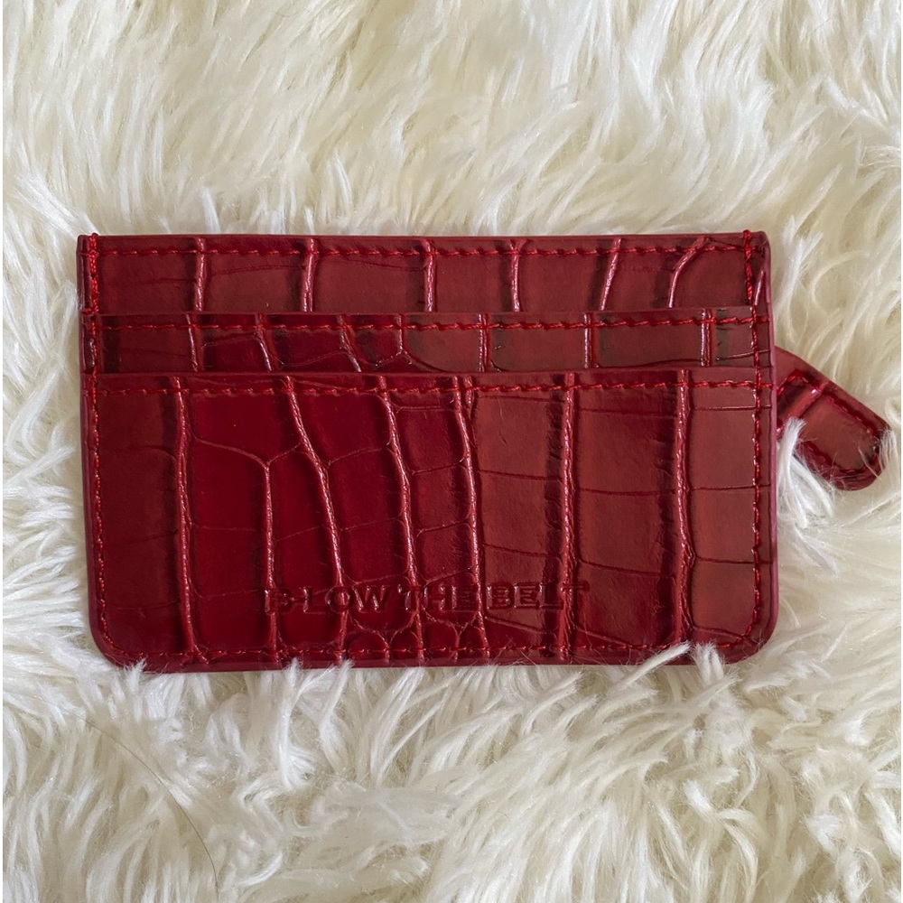 Below the belt card holder